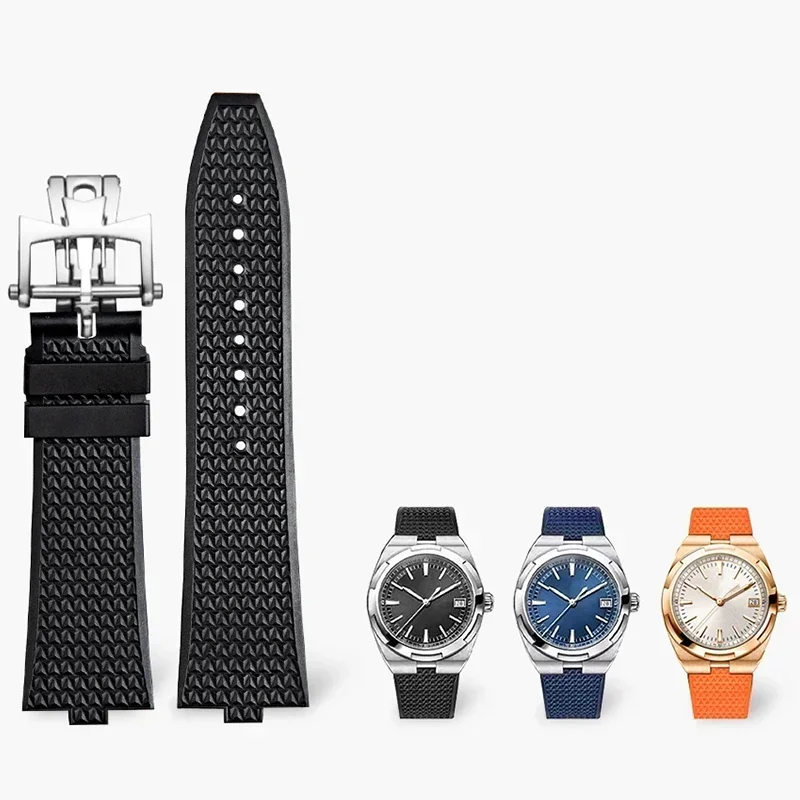 Luxury Watch Vacheron Constantin - الفاخرة FKM الفلور المطاط حزام الساعات