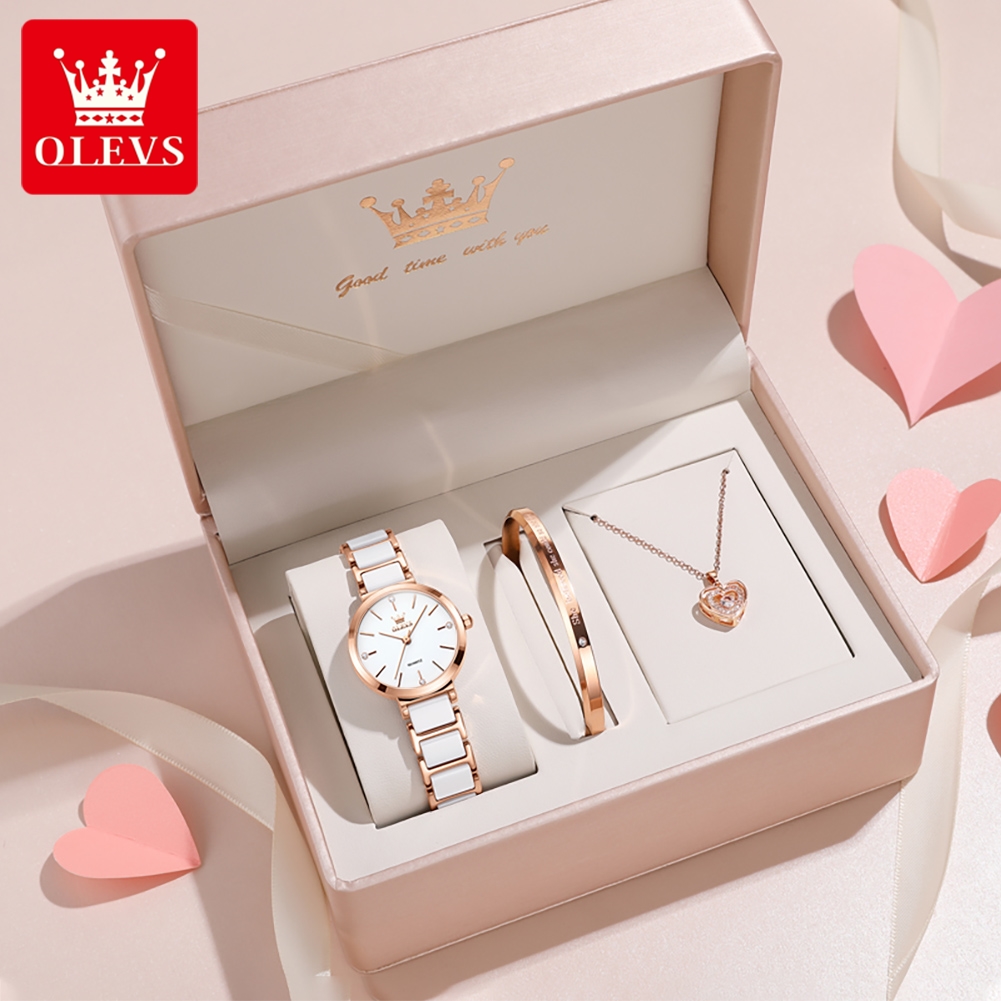 Luxury Watch In Usa - OLEVS ساعة نسائية 5877 ساعة كوارتز