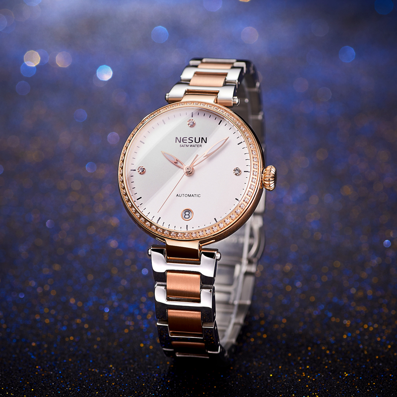Luxury Watch Japan Brand - NESUN-اليابان ميوتا ساعات آلية أوتوماتيكية للنساء