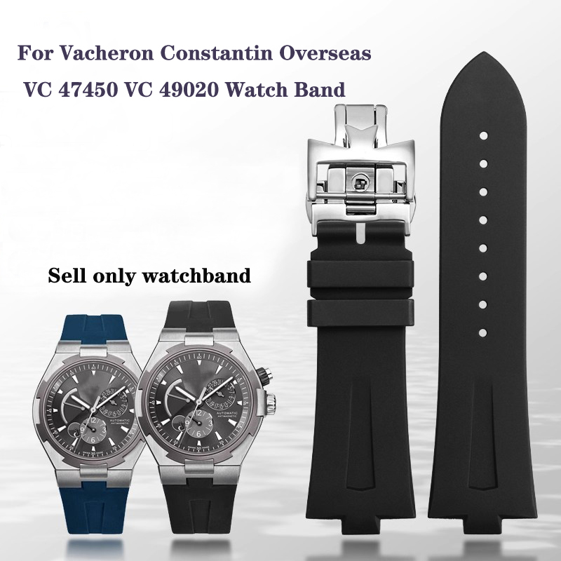 Luxury Watch Vacheron Constantin - حزام ساعة مطاطي من السيليكون لساعة