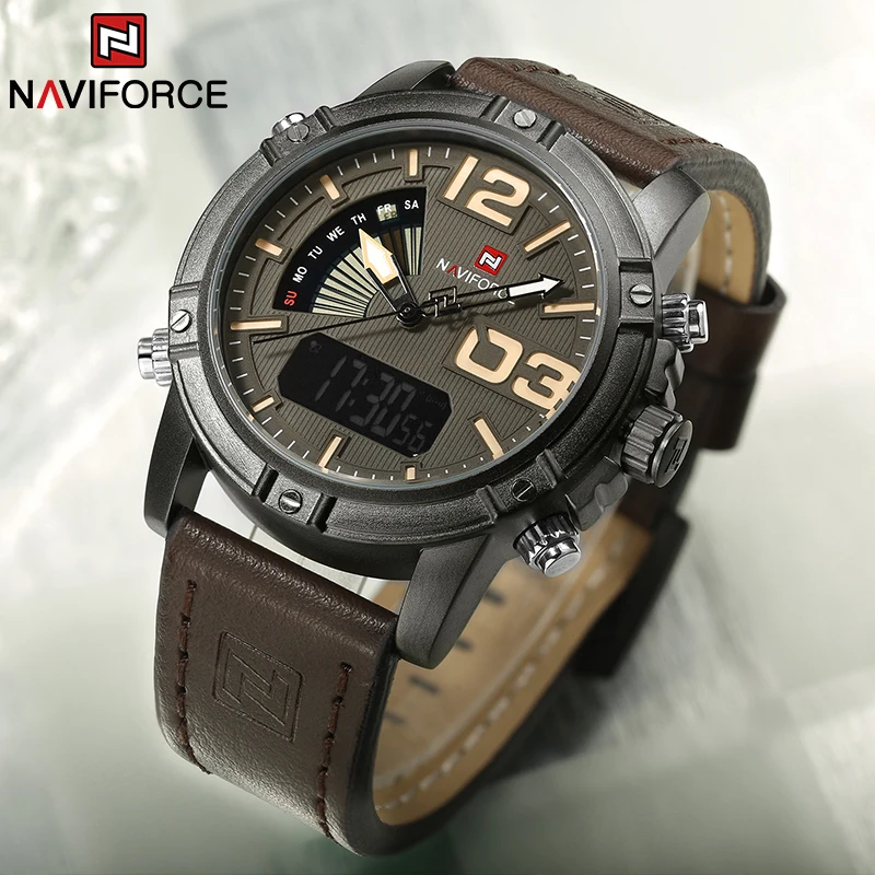 Luxury Watch Zone - NAVIFORCE العلامة التجارية الأعلى الرجال ساعة