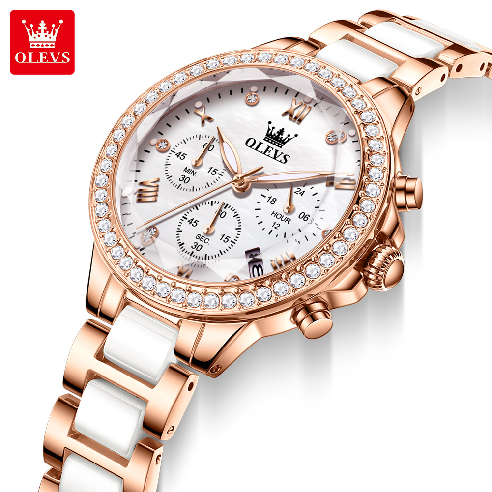 Luxury Watch Zone - ساعة OLEVS 9999 للسيدات، ساعة كوارتز