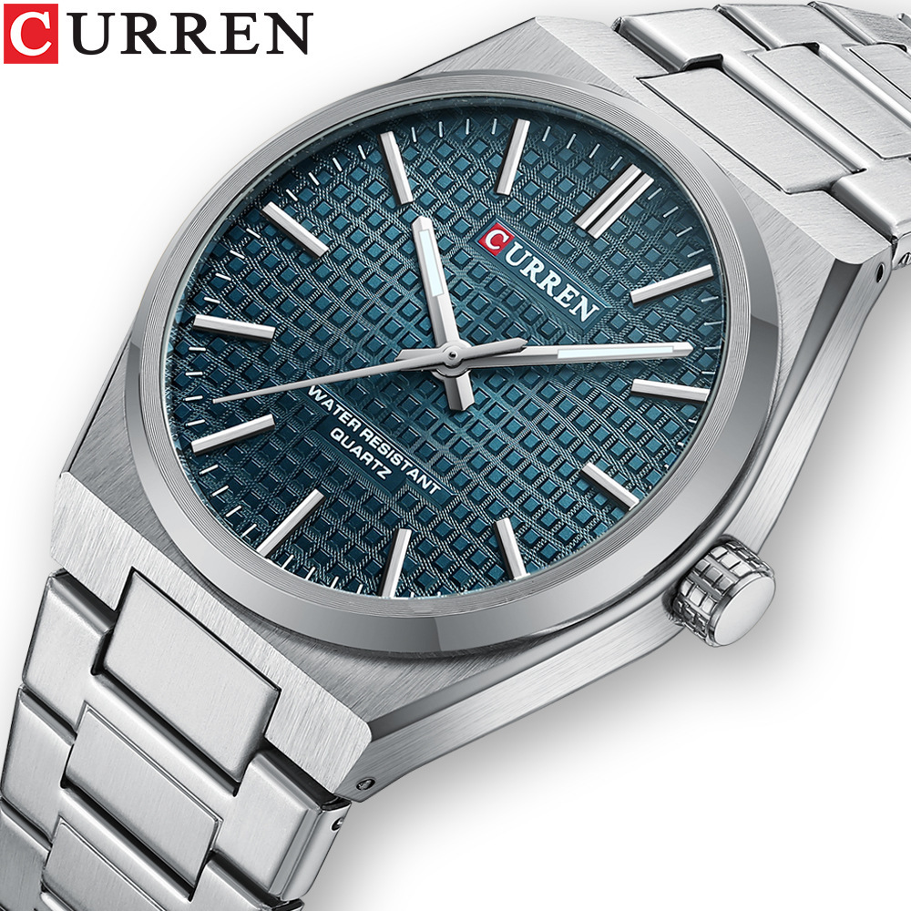 Luxury Watch Audemars Piguet - ساعة كوارتز رجالية CURREN 8439 للأعمال،