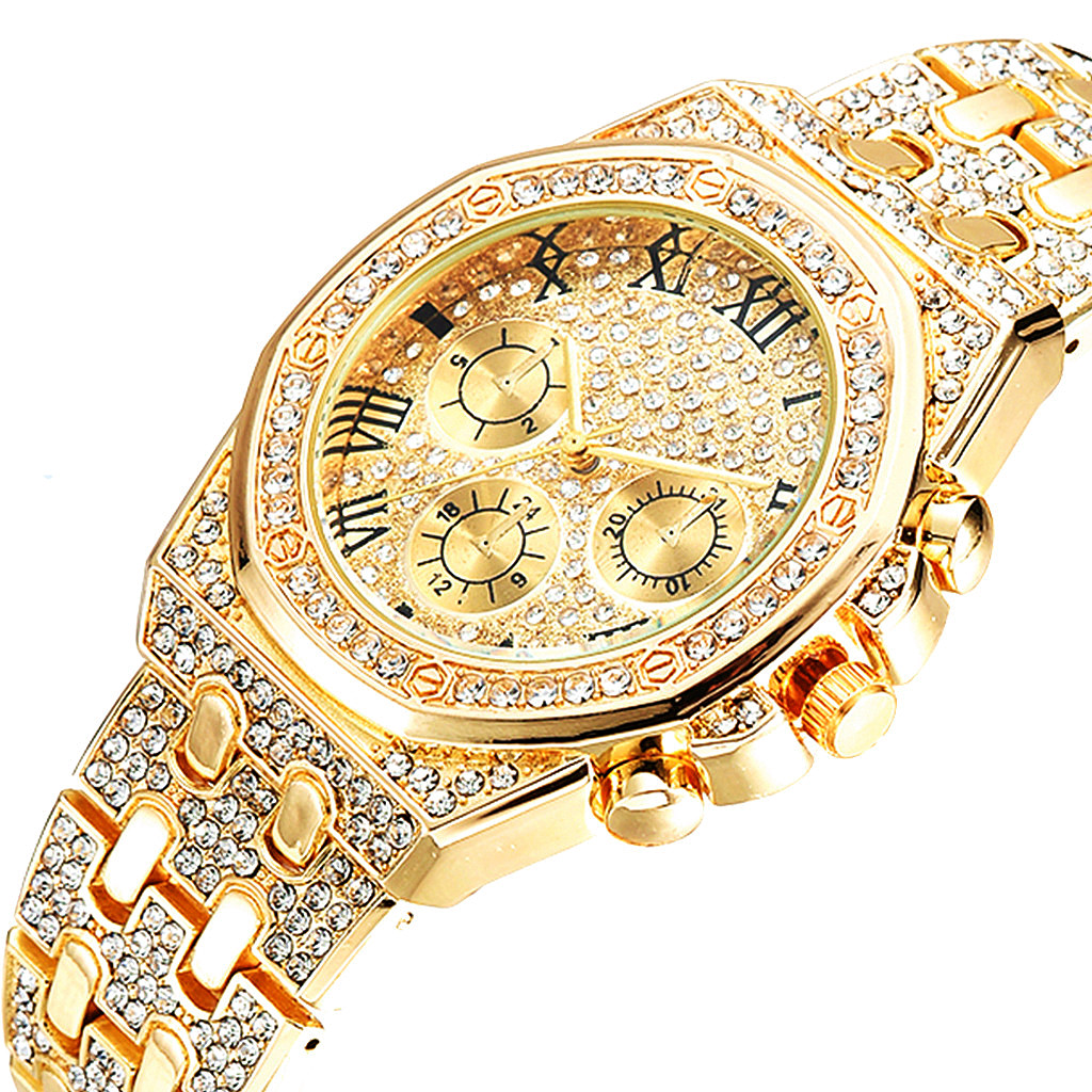طقم ساعة رجالي مع قلادة وسوار، - مراجعة Luxury Watch Miami وسعره