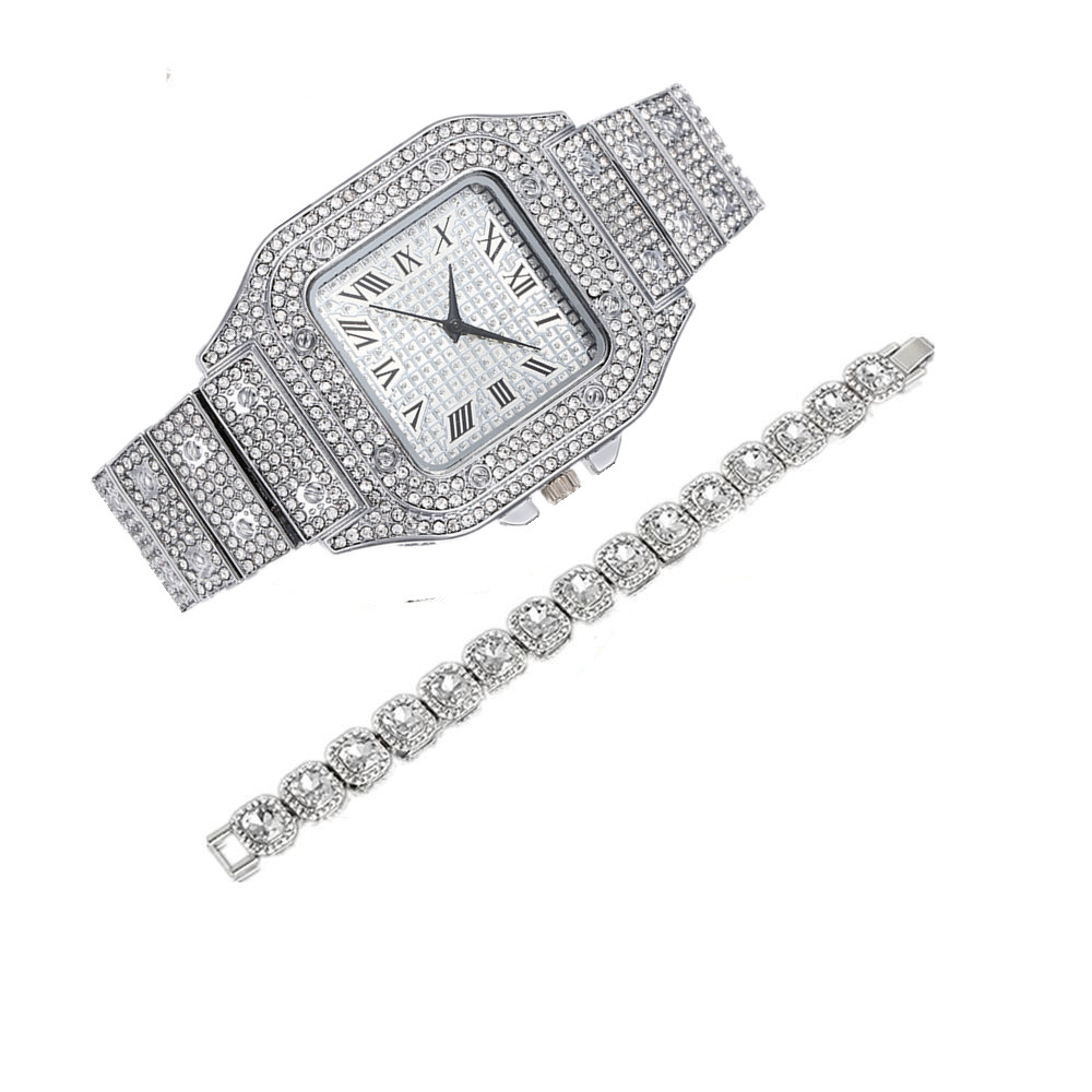 جديد الذهب اللون ساعة وسوار كو - مراجعة Luxury Watch Miami وسعره