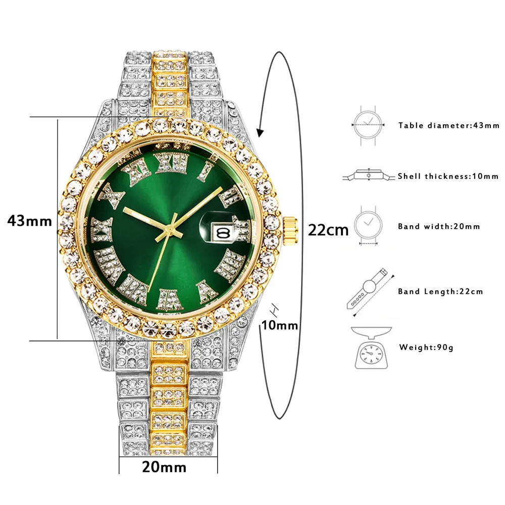 كامل مثلج خارج سوار الرجال بلي - مراجعة Luxury Watch Miami وسعره