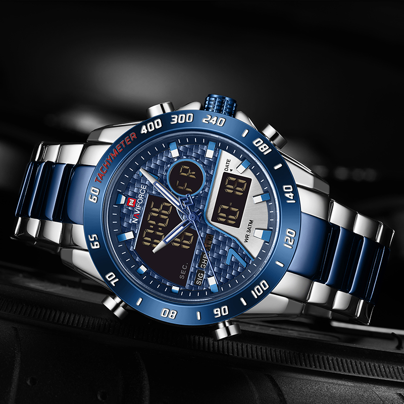 ساعات NAVIFORCE الرقمية للرجال - مراجعة Luxury Watch Zone وسعره