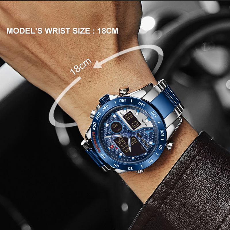 ساعات NAVIFORCE الرقمية للرجال - مراجعة Luxury Watch Zone وسعره