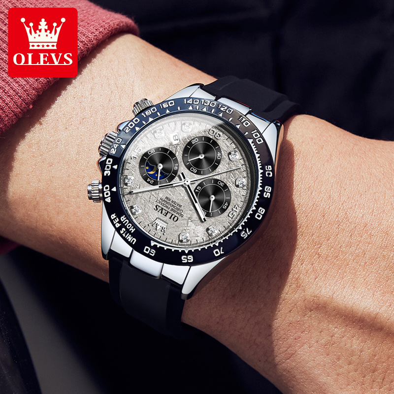 OLEVS 2875 ساعة كوارتز رجالية  - مراجعة Luxury Watch Audemars Piguet وسعره