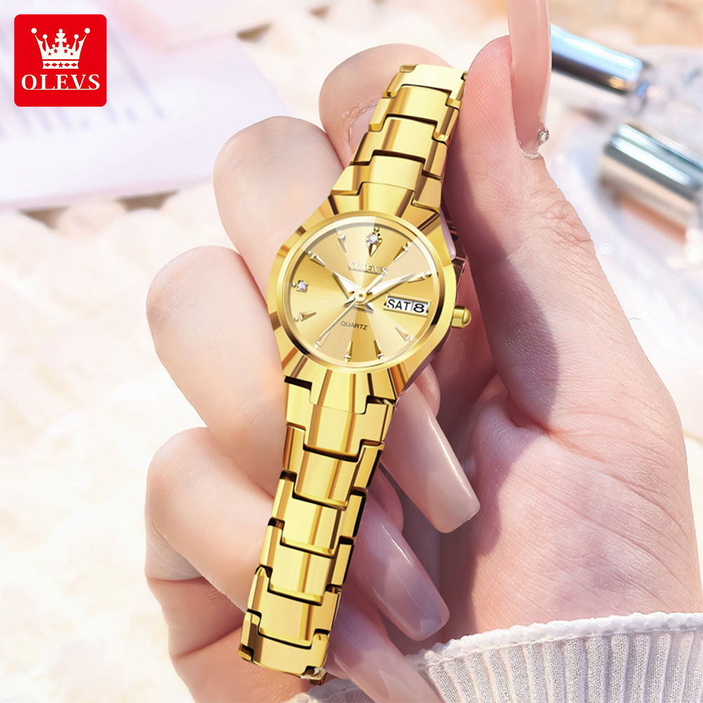 ساعة OLEVS للسيدات 8697 ساعات  - مراجعة Luxury Watch In Usa وسعره