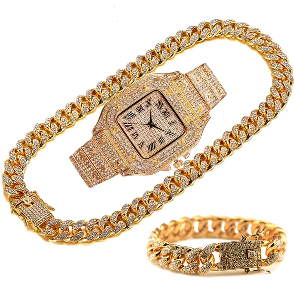 سلسلة فاخرة مثلج خارج للرجال و - مراجعة Luxury Watch Miami وسعره