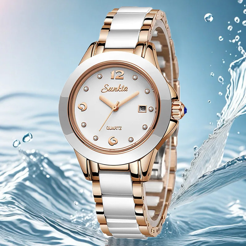 ساعة Sunkta كاجوال كوارتز نسائ - مراجعة Luxury Watch For Women وسعره