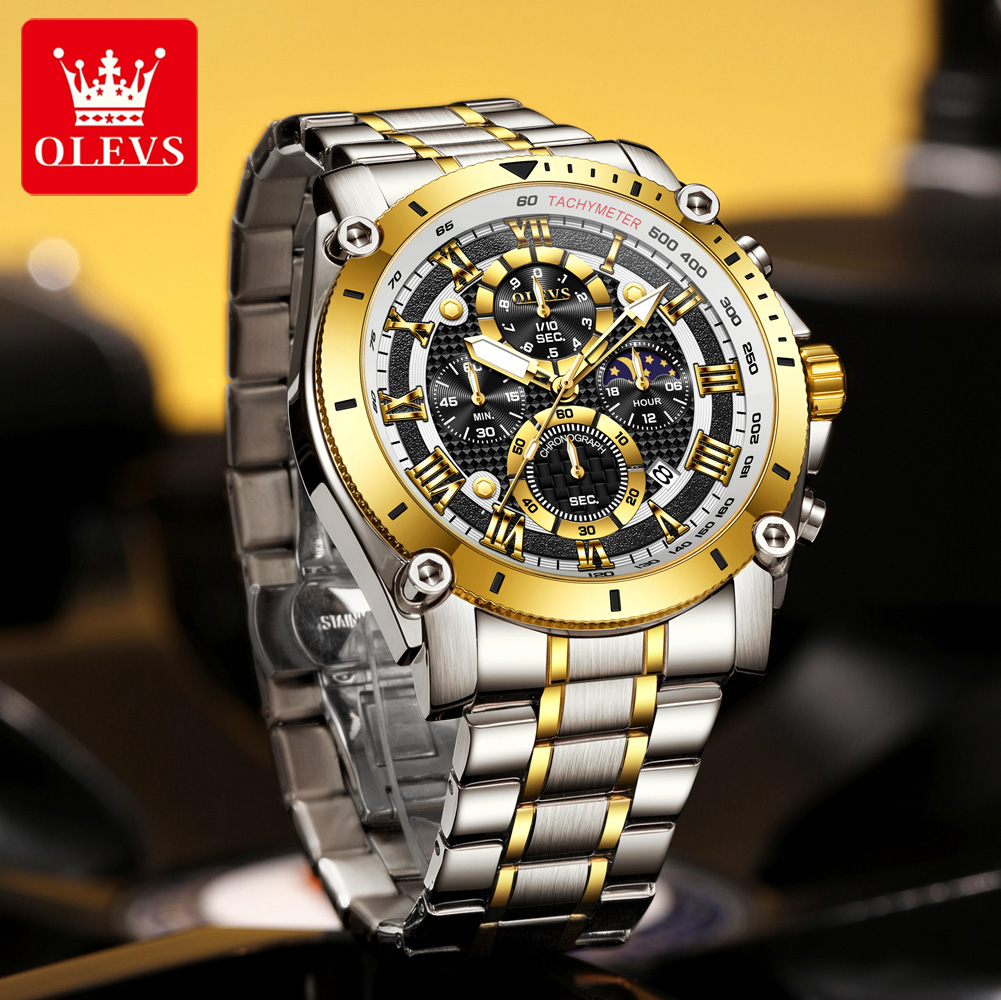 OLEVS 3689 كوارتز ساعة رجالي م - مراجعة Luxury Watch Zone وسعره