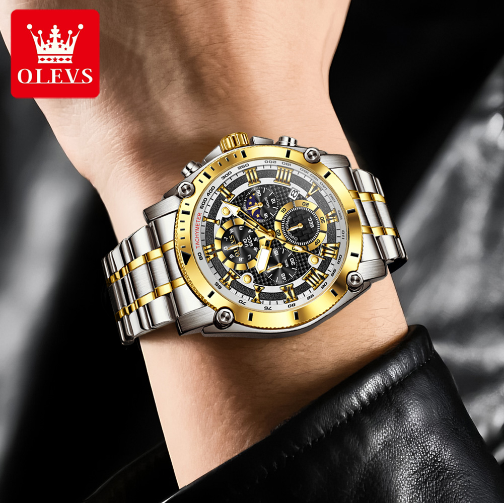 OLEVS 3689 كوارتز ساعة رجالي م - مراجعة Luxury Watch Zone وسعره