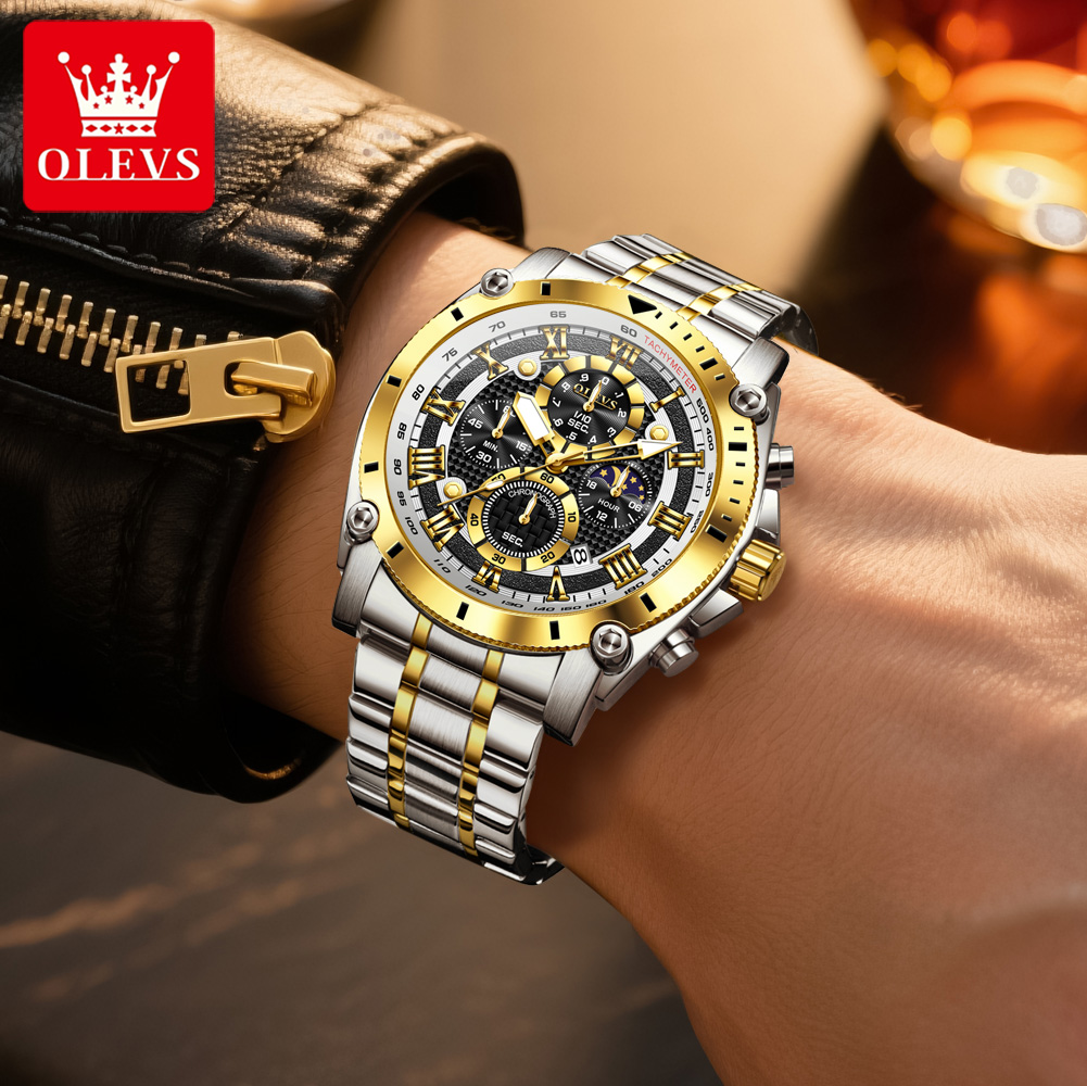 OLEVS 3689 كوارتز ساعة رجالي م - مراجعة Luxury Watch Zone وسعره