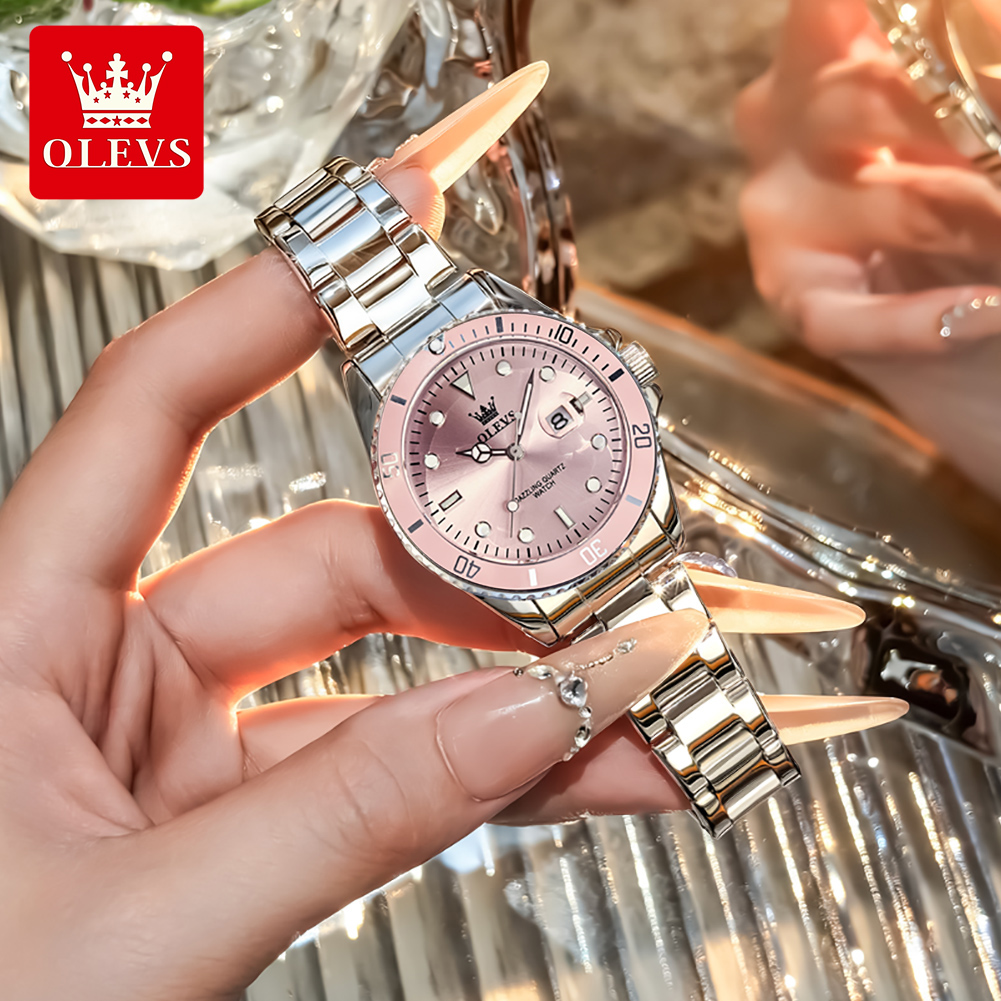 ساعات OLEVS الفاخرة للنساء كوا - مراجعة Luxury Watch Brand For Women وسعره