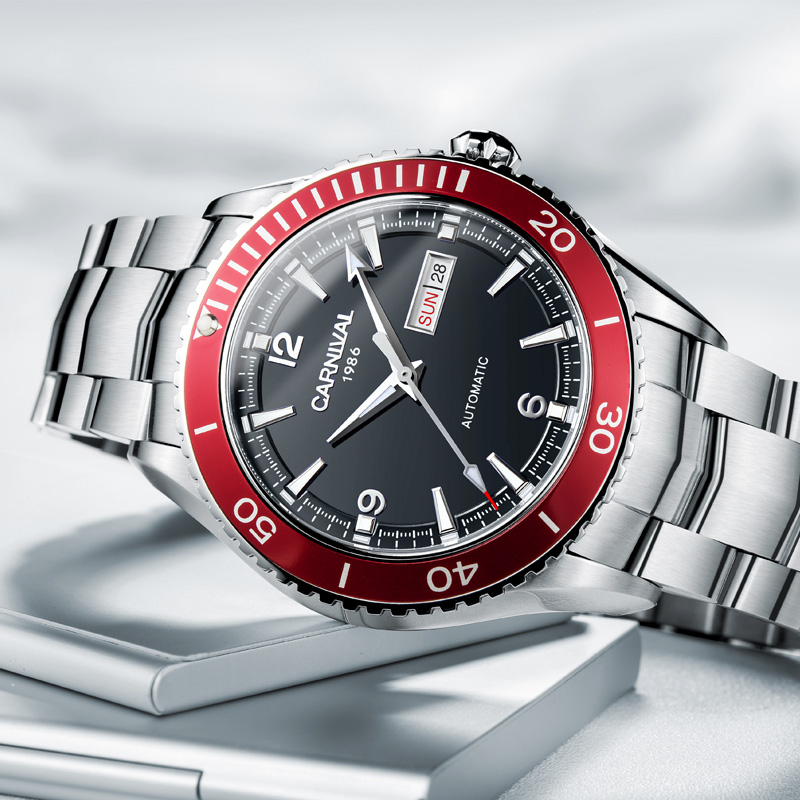 ساعة أوتوماتيكية أصلية بحركة M - مراجعة Luxury Watch Japan Brand وسعره