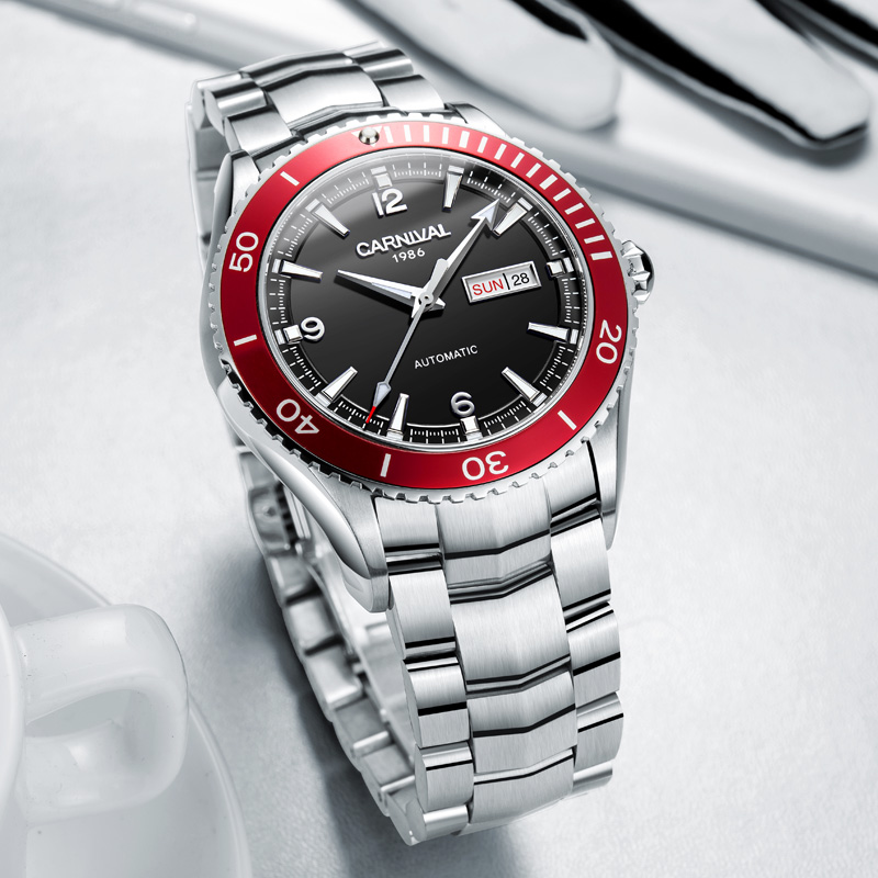 ساعة أوتوماتيكية أصلية بحركة M - مراجعة Luxury Watch Japan Brand وسعره