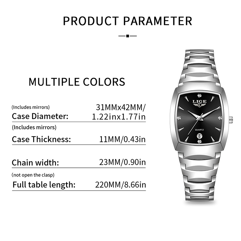 ساعة LIGE للسيدات الأعمال الفا - مراجعة Luxury Watch In Usa وسعره
