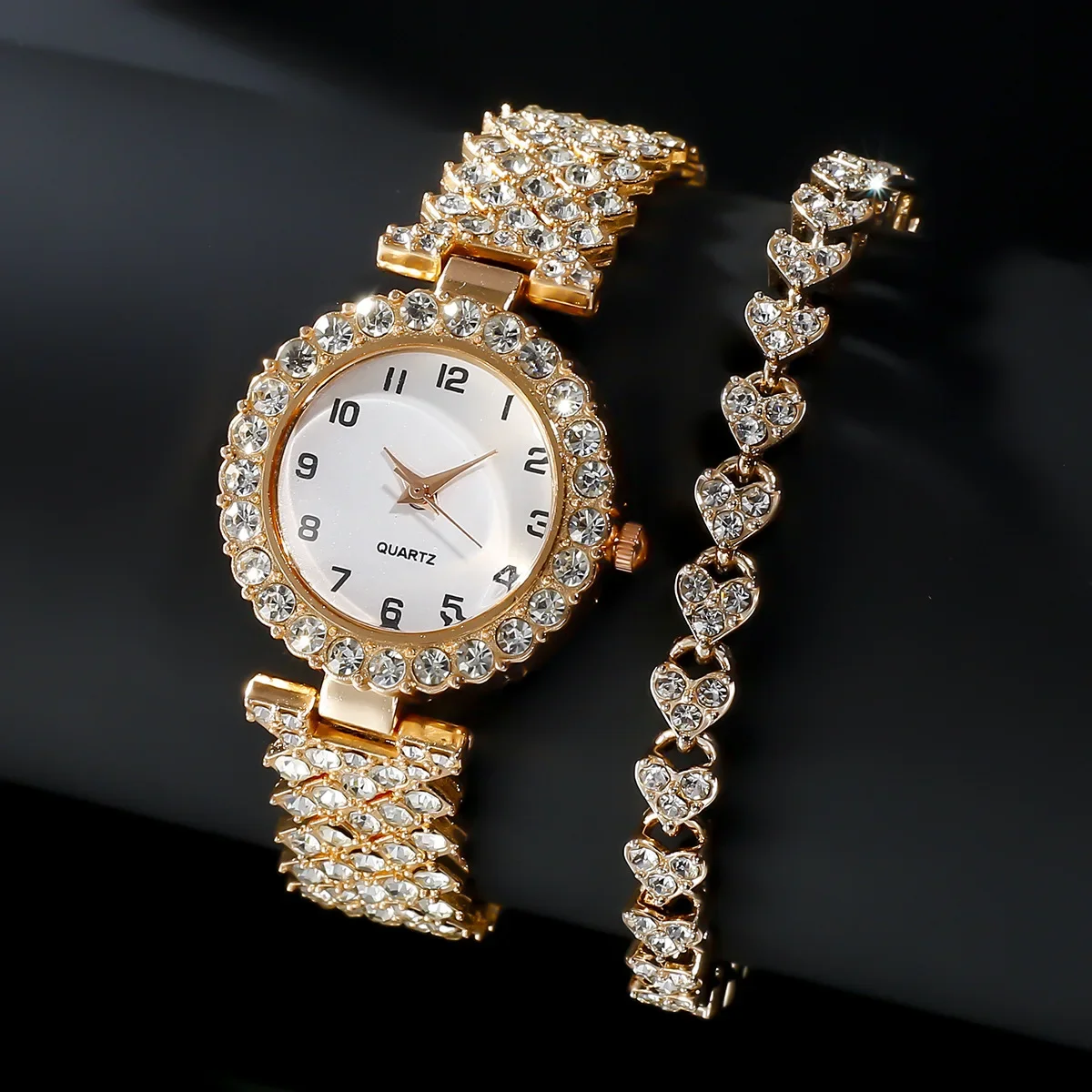 1 قطعة/2 قطعة مجموعة ساعات نسا - مراجعة Luxury Watch For Women وسعره