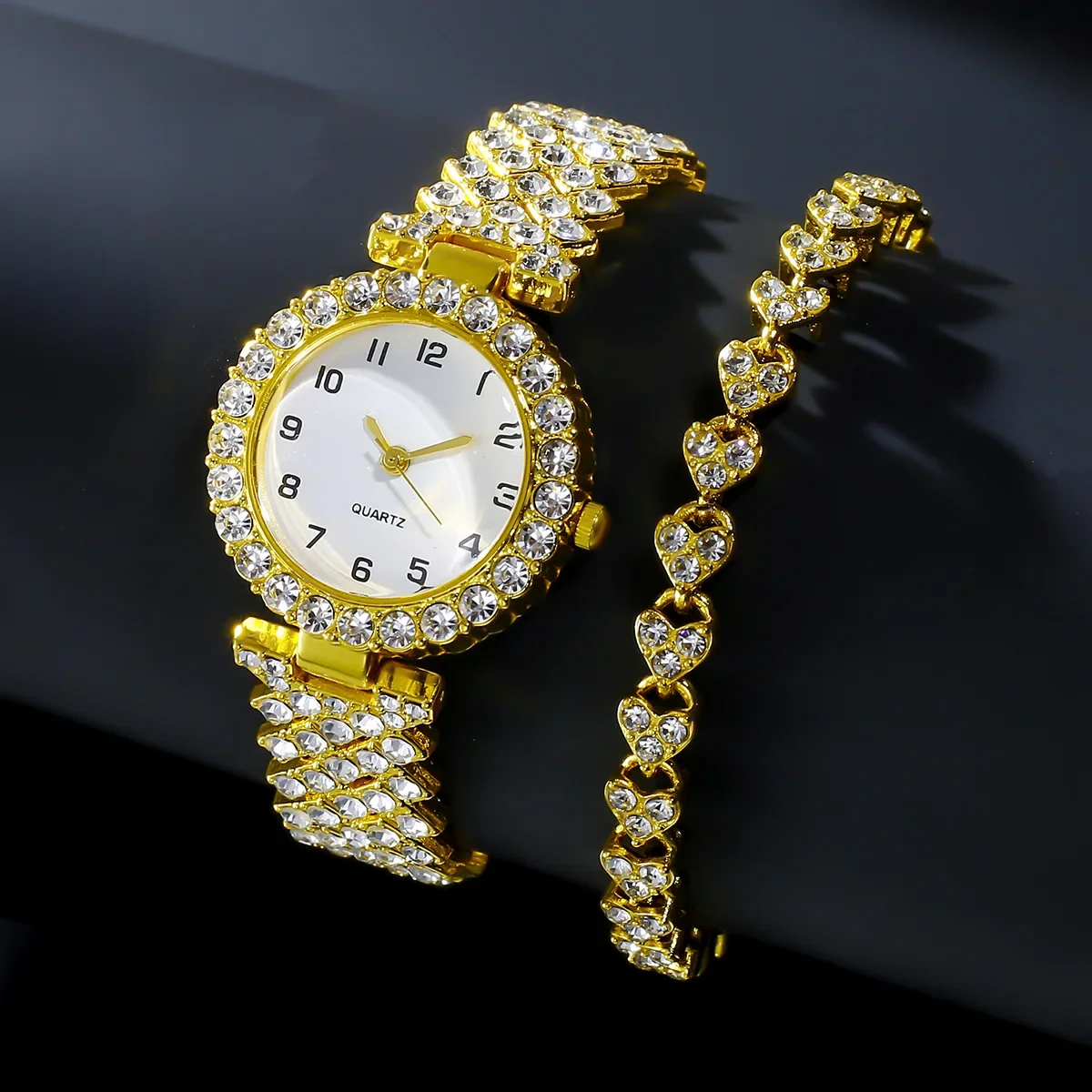 1 قطعة/2 قطعة مجموعة ساعات نسا - مراجعة Luxury Watch For Women وسعره