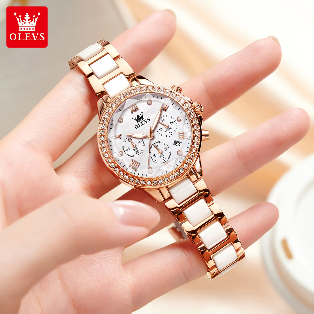 ساعة OLEVS 9999 للسيدات، ساعة  - مراجعة Luxury Watch Zone وسعره