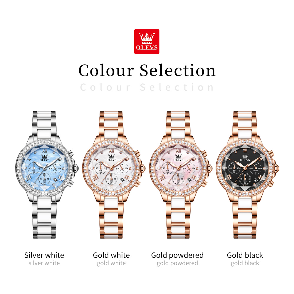 ساعة OLEVS 9999 للسيدات، ساعة  - مراجعة Luxury Watch Zone وسعره