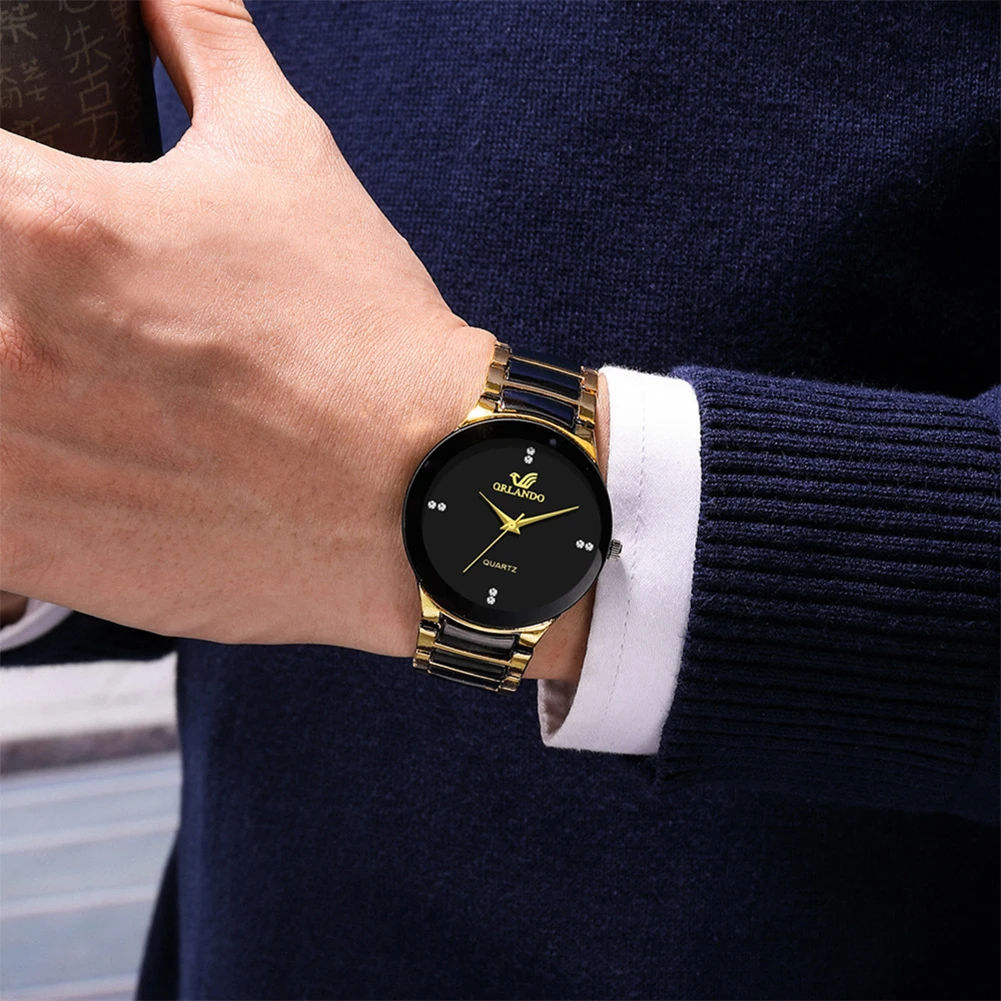 2024 ساعات رجالية موضة ساعة كو - مراجعة Luxury Watch Gold And Black وسعره