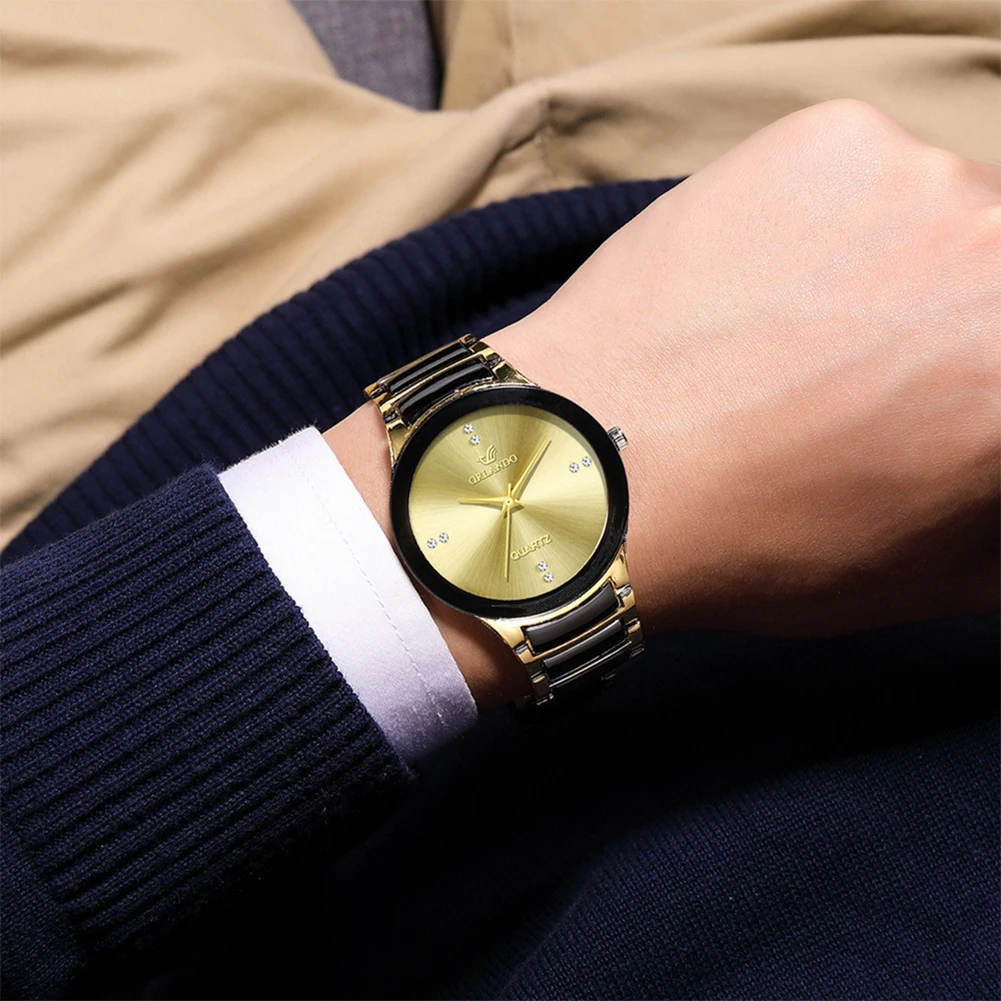 2024 ساعات رجالية موضة ساعة كو - مراجعة Luxury Watch Gold And Black وسعره