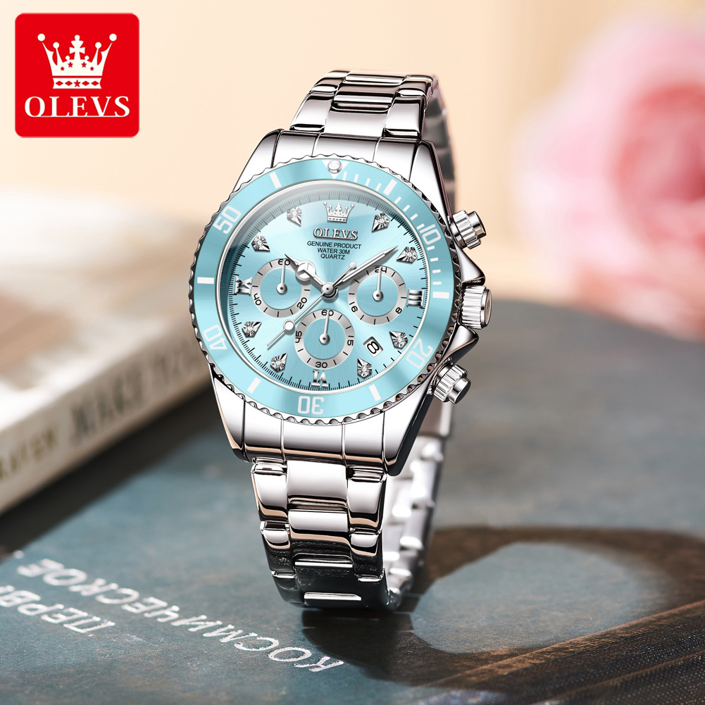 OLEVS ساعة نسائية 5632 ساعات ك - مراجعة Luxury Watch In Usa وسعره