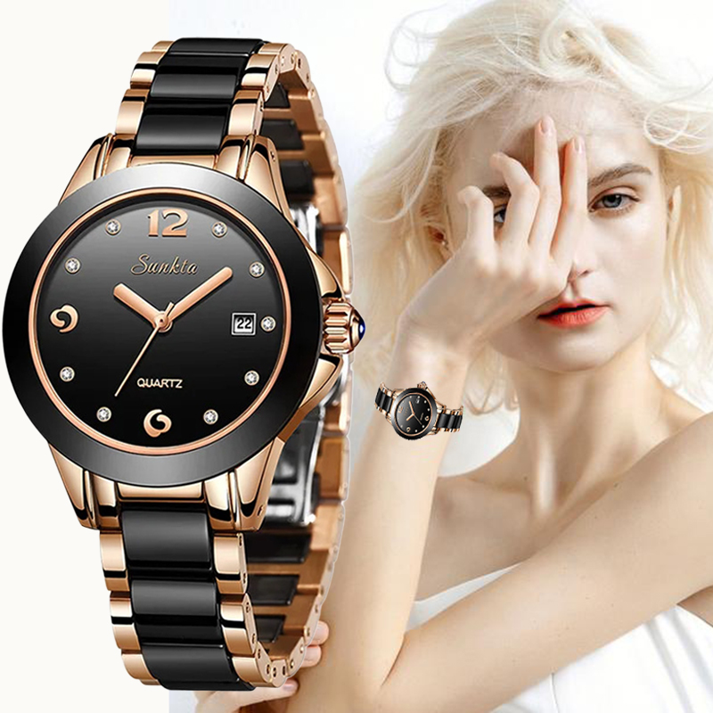LIGE Sunkta موضة أنيقة ساعات ن - مراجعة Luxury Watch In Usa وسعره