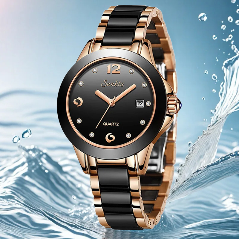 LIGE Sunkta موضة أنيقة ساعات ن - مراجعة Luxury Watch In Usa وسعره