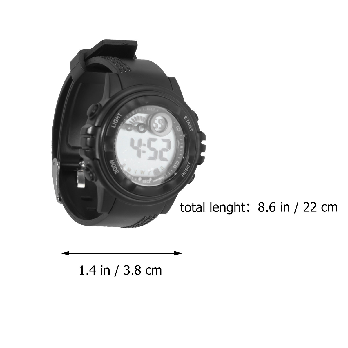 ساعة رياضية رقمية واحدة باللون - مراجعة Luxury Watch Gold And Black وسعره