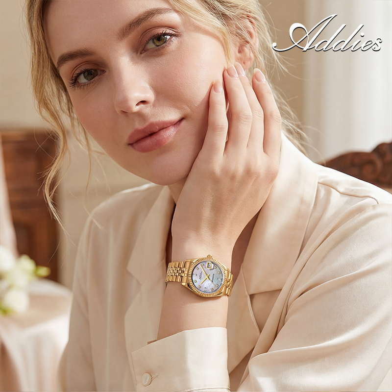 ساعات نسائية كوارتز من ADDIES  - مراجعة Luxury Watch In Usa وسعره