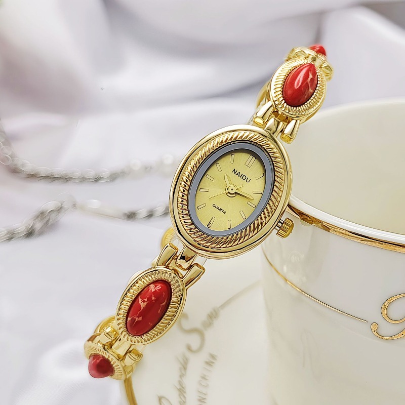 ساعات نسائية ذهبية بيضاوية فاخ - مراجعة Luxury Watch Brand For Women وسعره