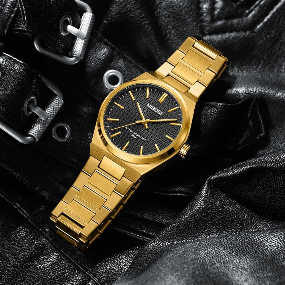 رجل العلامة التجارية الفاخرة و - مراجعة Luxury Watch Gold And Black وسعره
