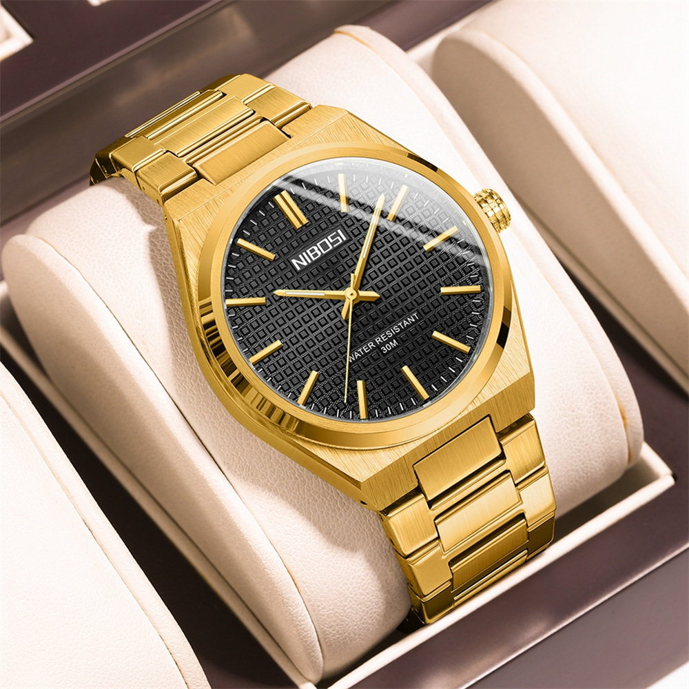 رجل العلامة التجارية الفاخرة و - مراجعة Luxury Watch Gold And Black وسعره